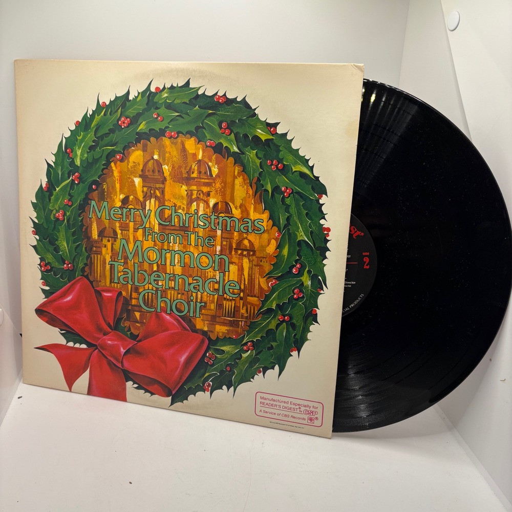 Merry Christmas From The Mormon Tabernacle Choir Vinyl Record Album RCA Victor‎